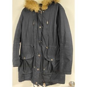 navy jacket lightweight coat